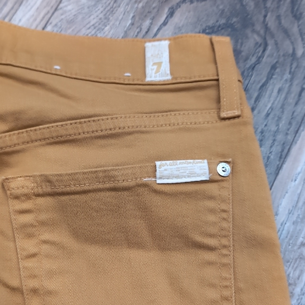 7 For All Mankind Tan Jeans - Picture 5 of 5